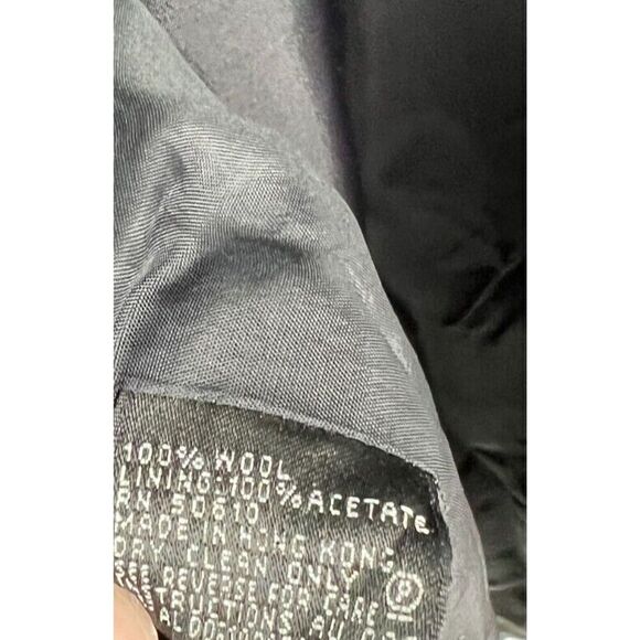 Albert Nipon Women's Size 16 Two Piece Dress Blazer Black Wool Elegant Timeless - Picture 6 of 9